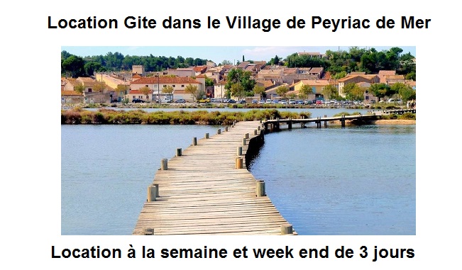 Location Gite Peyriac de Mer