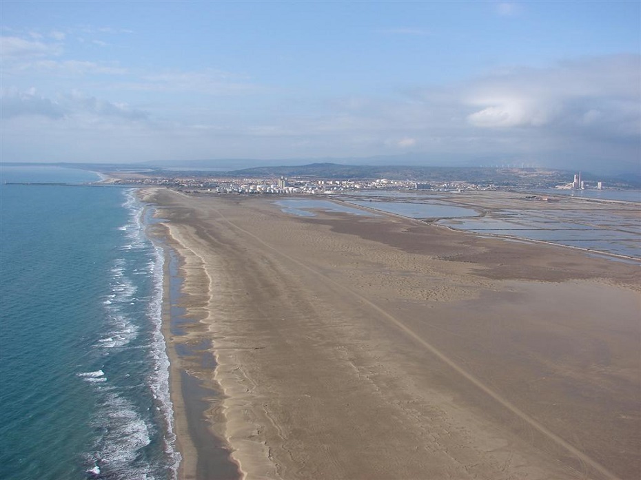 Plage de la vieille nouvelle à port la nouvelle